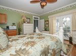 Queen Bedroom with TV and Private Bath at 66 Dune Lane